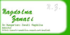 magdolna zanati business card